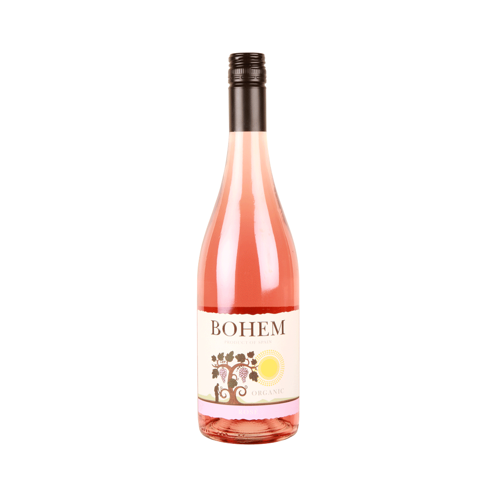 Bottle of Bohem Tempranillo Rosé Wine