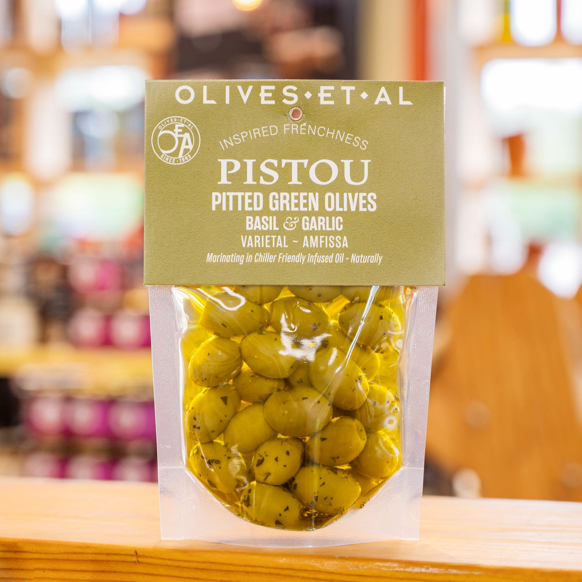 Pistou Basil Garlic Pitted Olives Olives Et Al