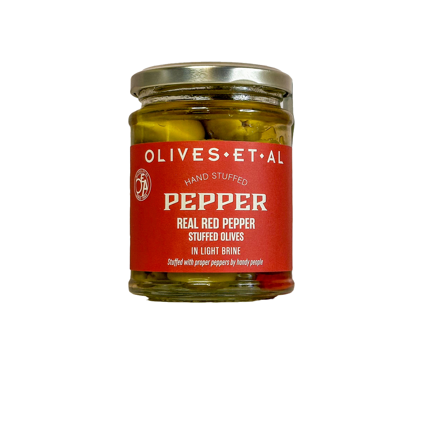 Red Pepper Stuffed Olives
