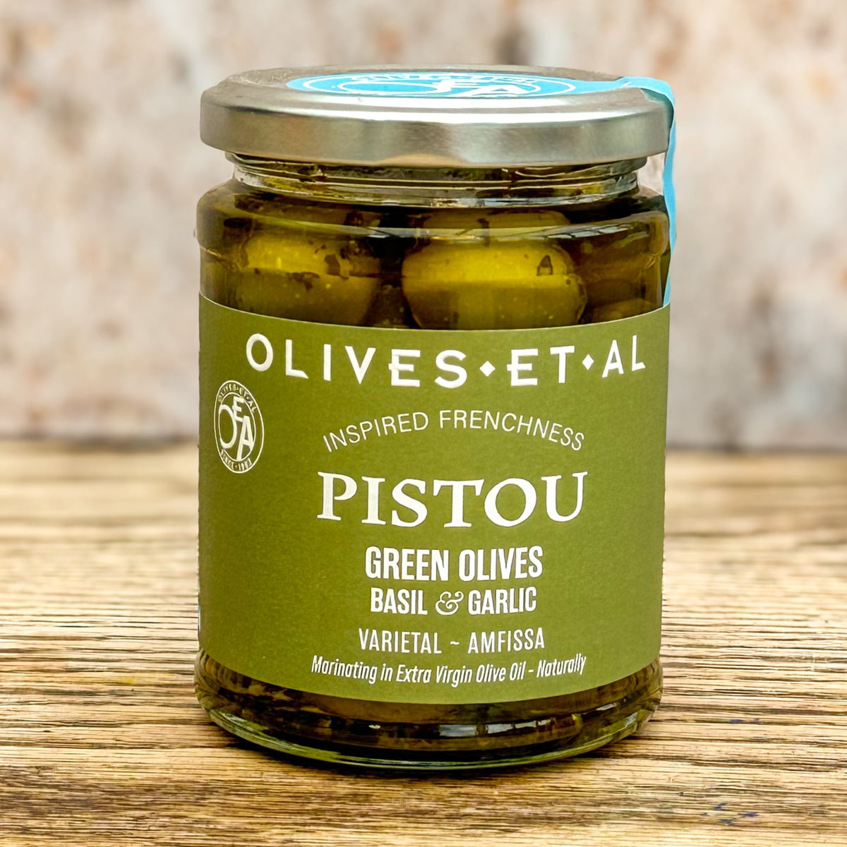 Pistou Basil & Garlic Whole Olives Olives Et Al