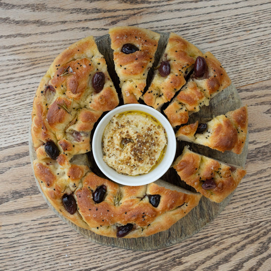 Festive Olive Bread Wreath