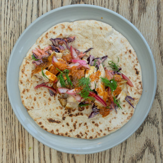 Chicken Shawarma Flatbreads