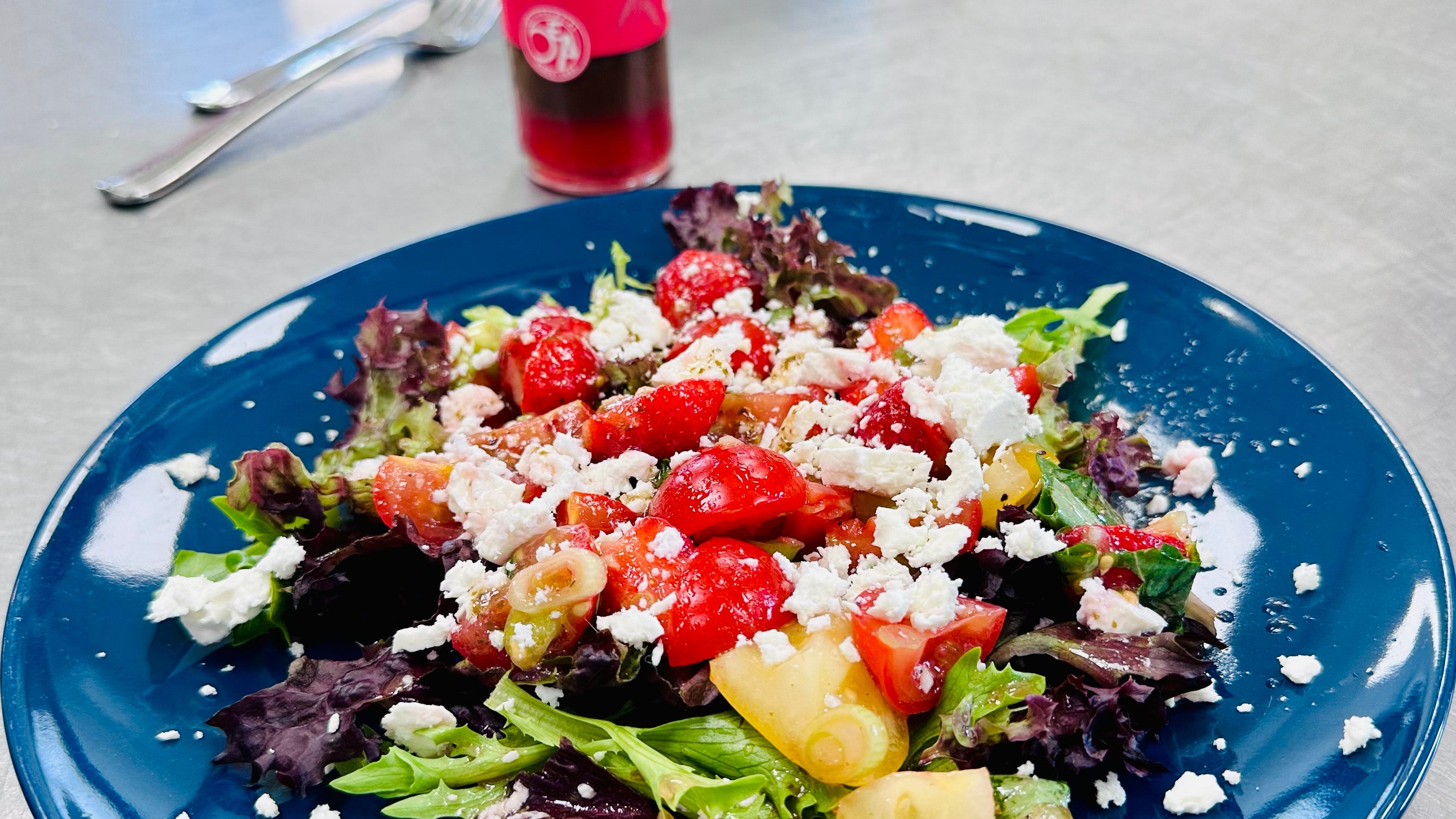 Tomato & Strawberry Summer Salad