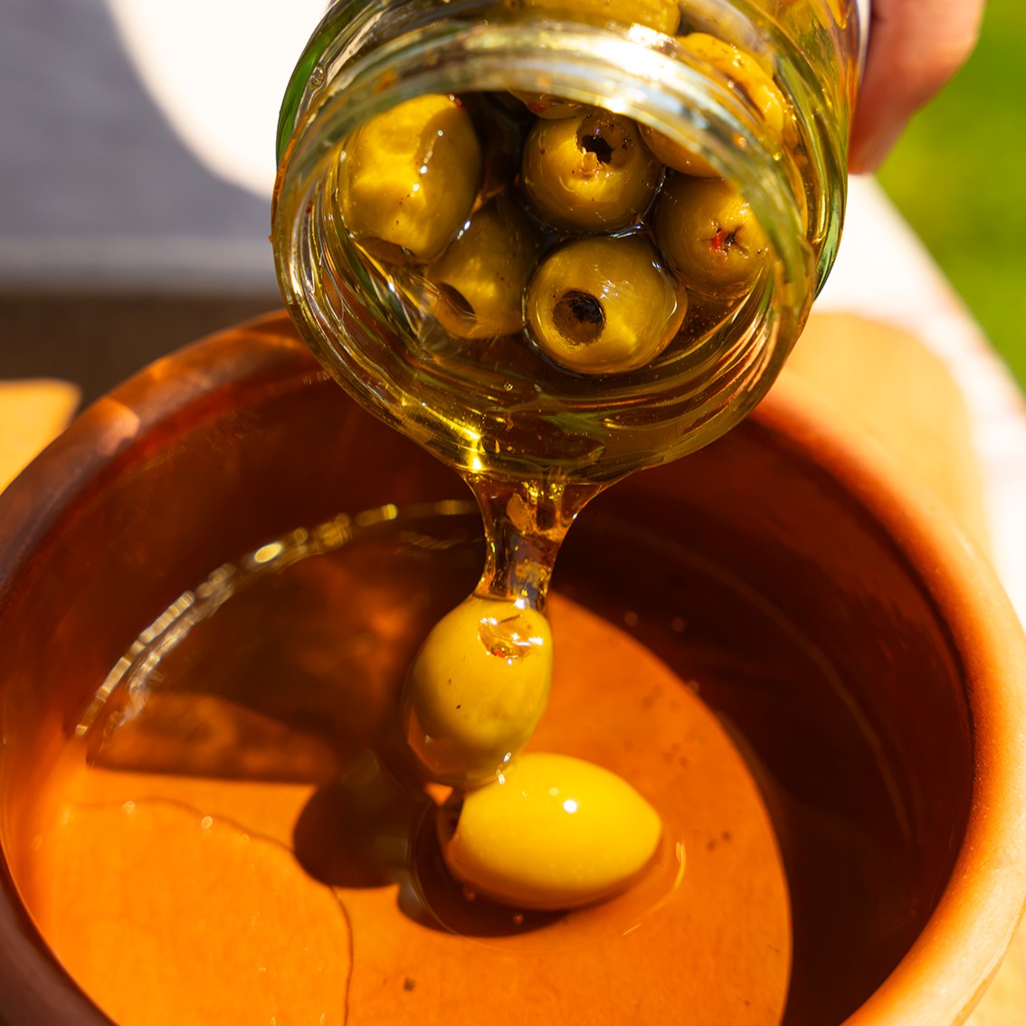 Aleppo Green Pitted Olives in Extra Virgin Olive Oil