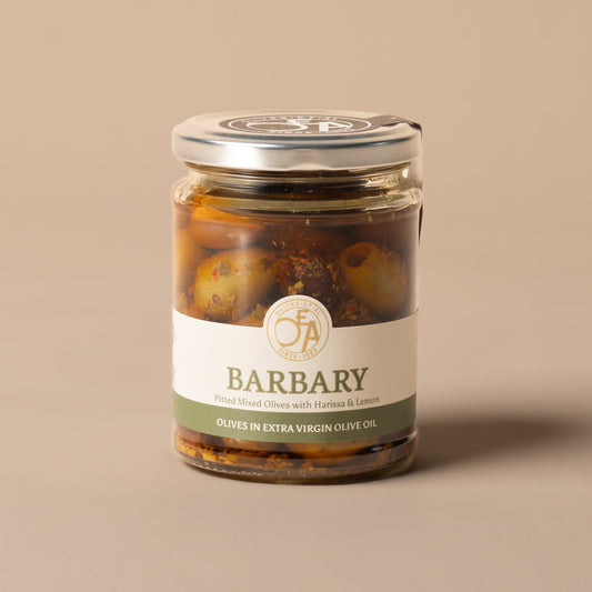 Barbary Mixed Pitted Olives in Extra Virgin Olive Oil - Olives Et Al
