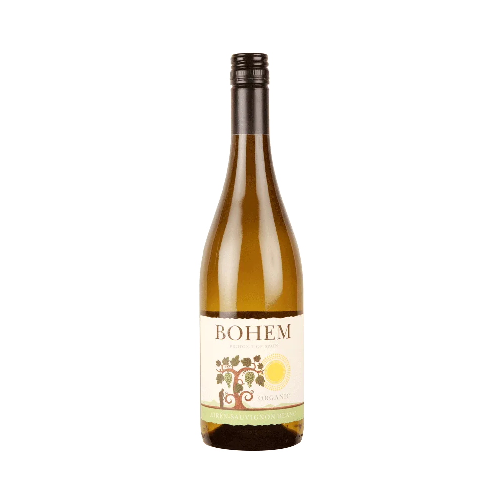 Bottle of Bohem Organic Airen / Sauvignon Blanc Wine