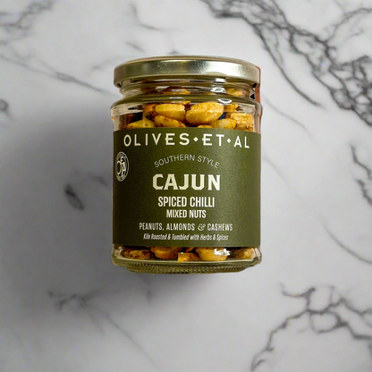 Jar of Cajun Spiced Bayou Chilli Nuts