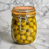 Jar of Verde Lemon & Coriander Whole Olive Le Parfait