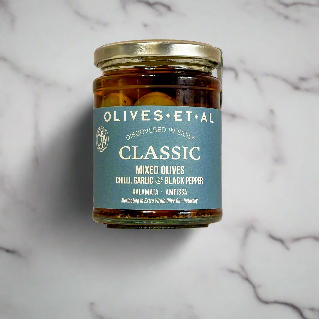 Classic Chilli & Garlic Whole Olives Jar