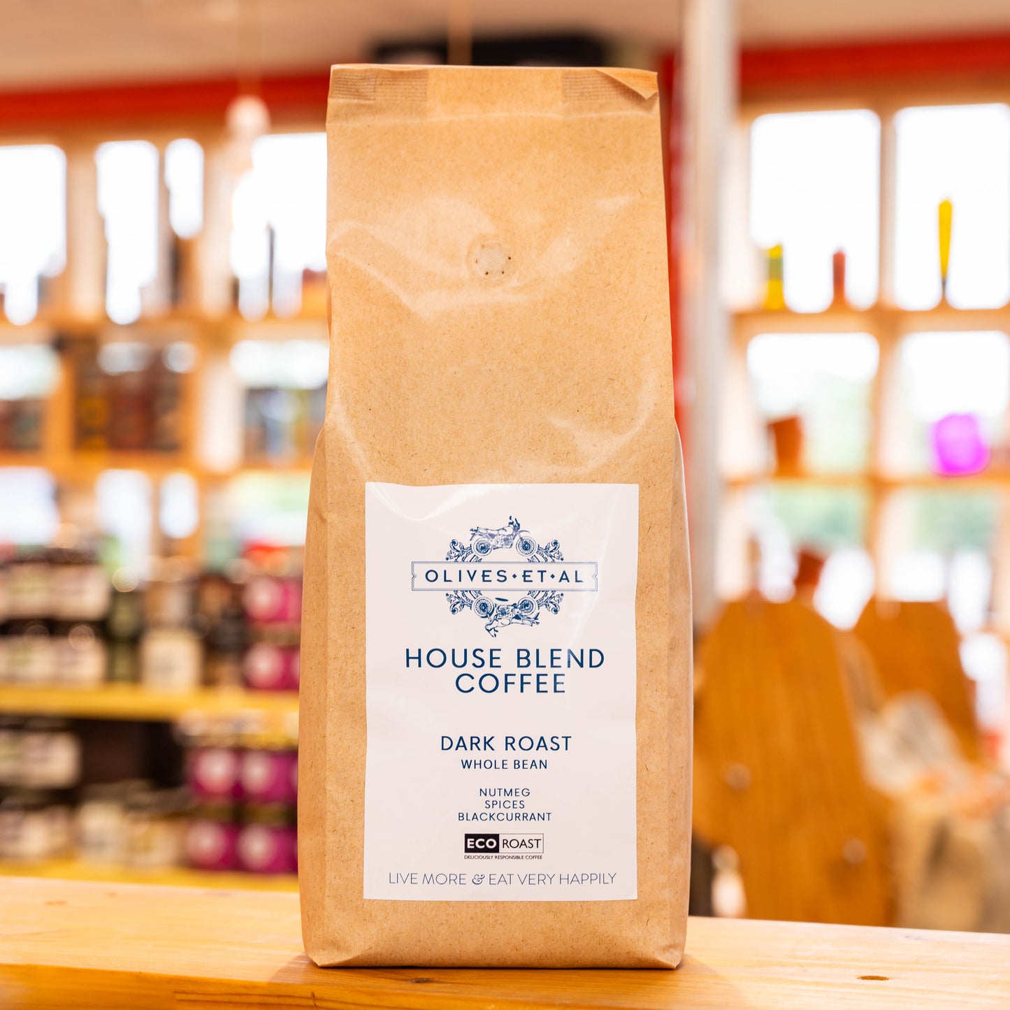House Blend Coffee
Dark Roast Nutmeg Blackcurrant