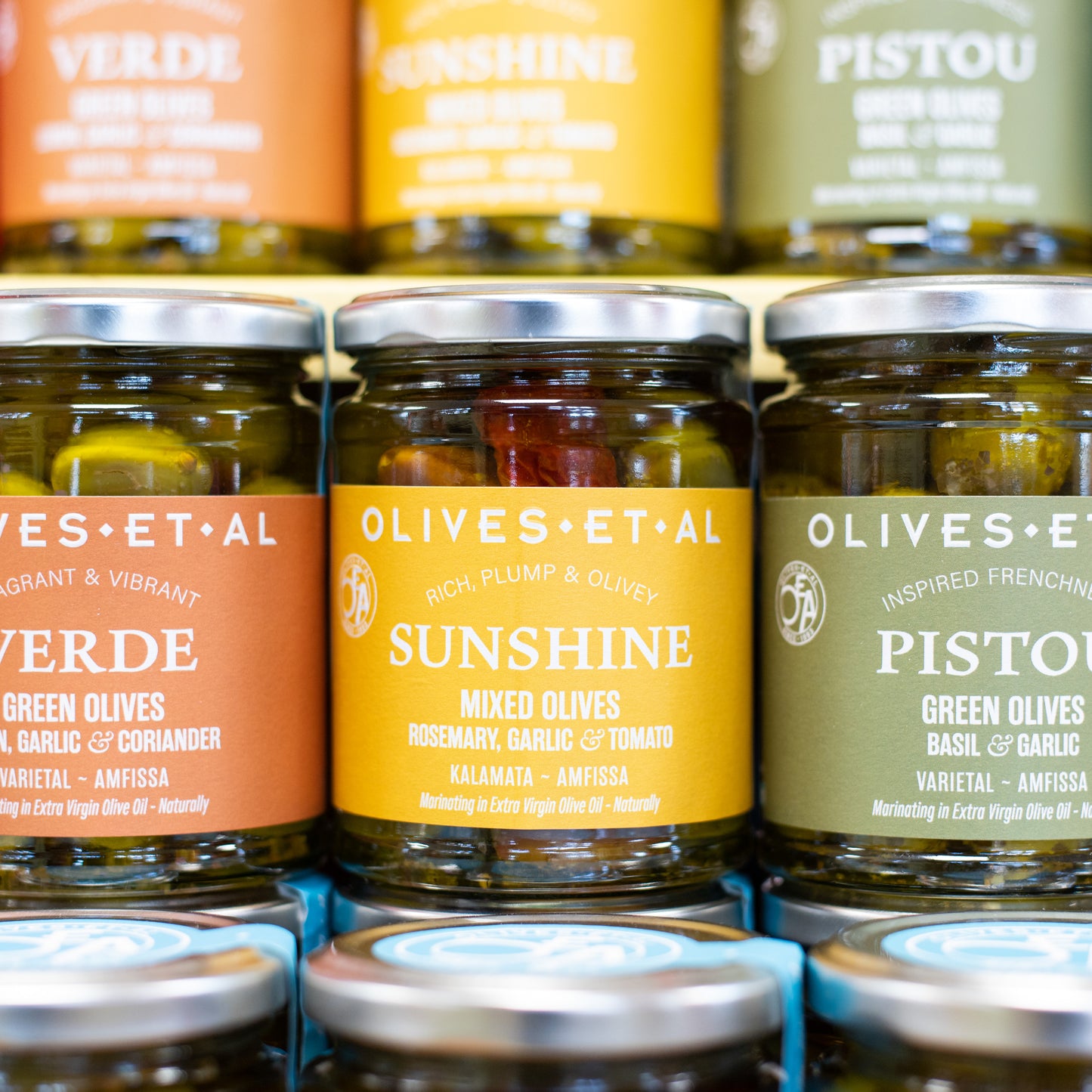 Sunshine Rosemary & Garlic Whole Olives in Extra Virgin Olive Oil