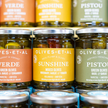 Sunshine Rosemary & Garlic Whole Olives in Extra Virgin Olive Oil