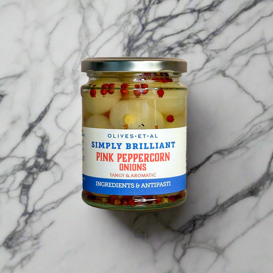 Pink Peppercorn Pickled Onions - discounted old label