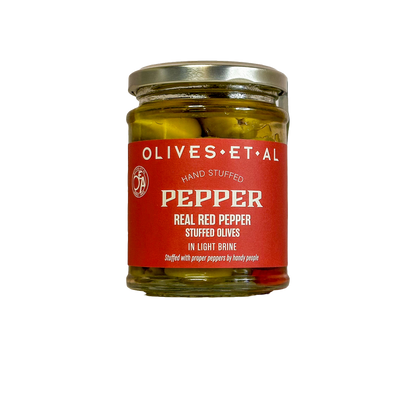 Red Pepper Stuffed Olives