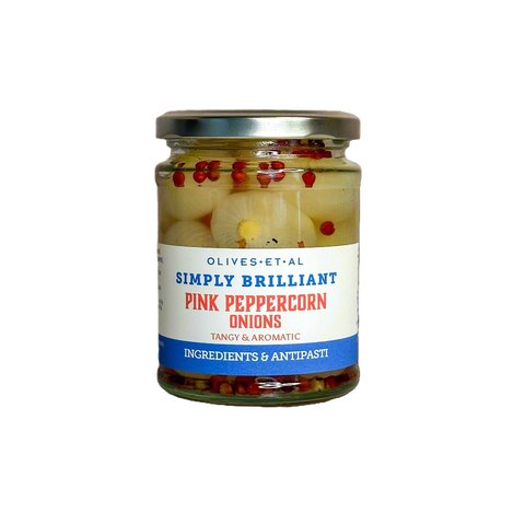 Pink Peppercorn Pickled Onions
