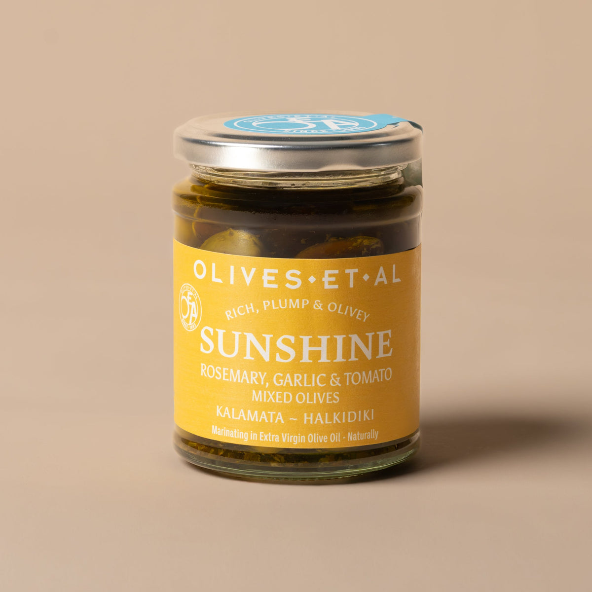 Sunshine Rosemary & Garlic Whole Olives in Extra Virgin Olive Oil - Olives Et Al