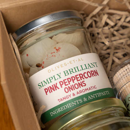 The Anti Pasti Gift Set - Olives Et Al Pink Peppercorn Onions