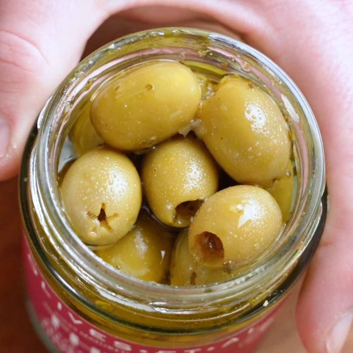 Thyme & Shallot Pitted Green Olives