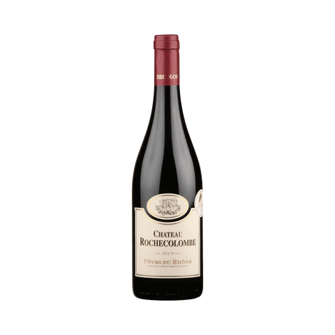 Bottle of Chateau Rochecolombe Cotes du Rhone Wine