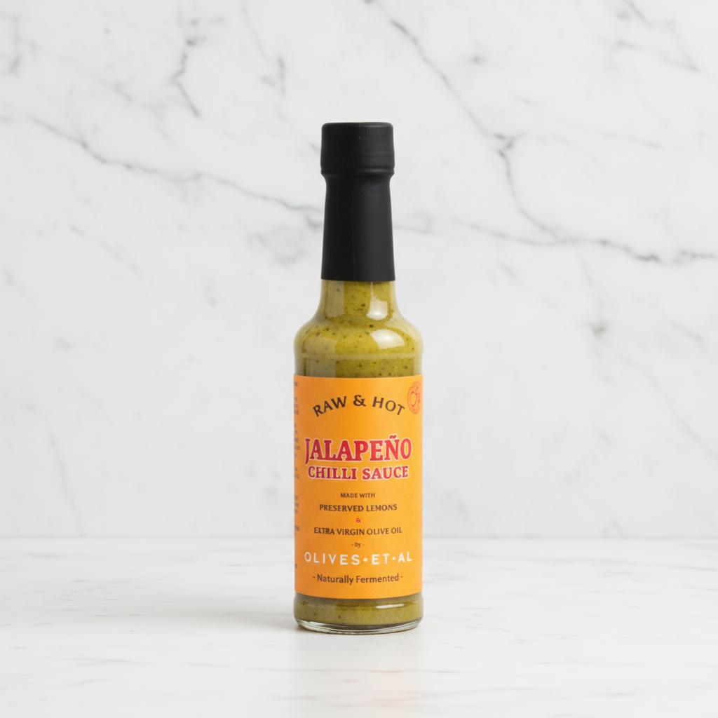 Raw & Hot fermented jalapeno hot sauce