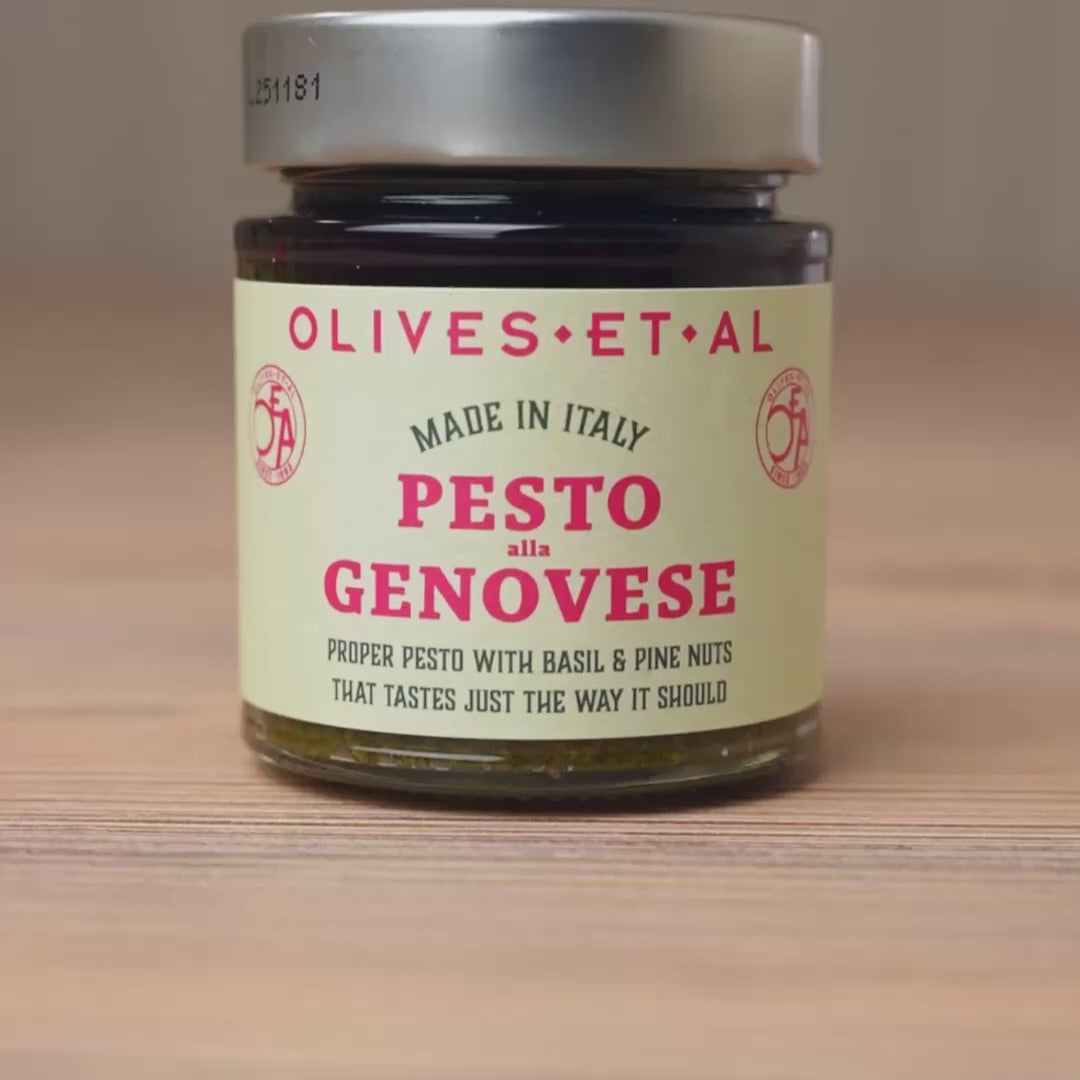 Olives Et Al Basil & Pine Nuts pesto alla Genovese.