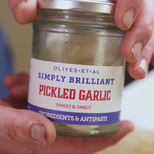 Herby Pickled Garlic — 800g Tub