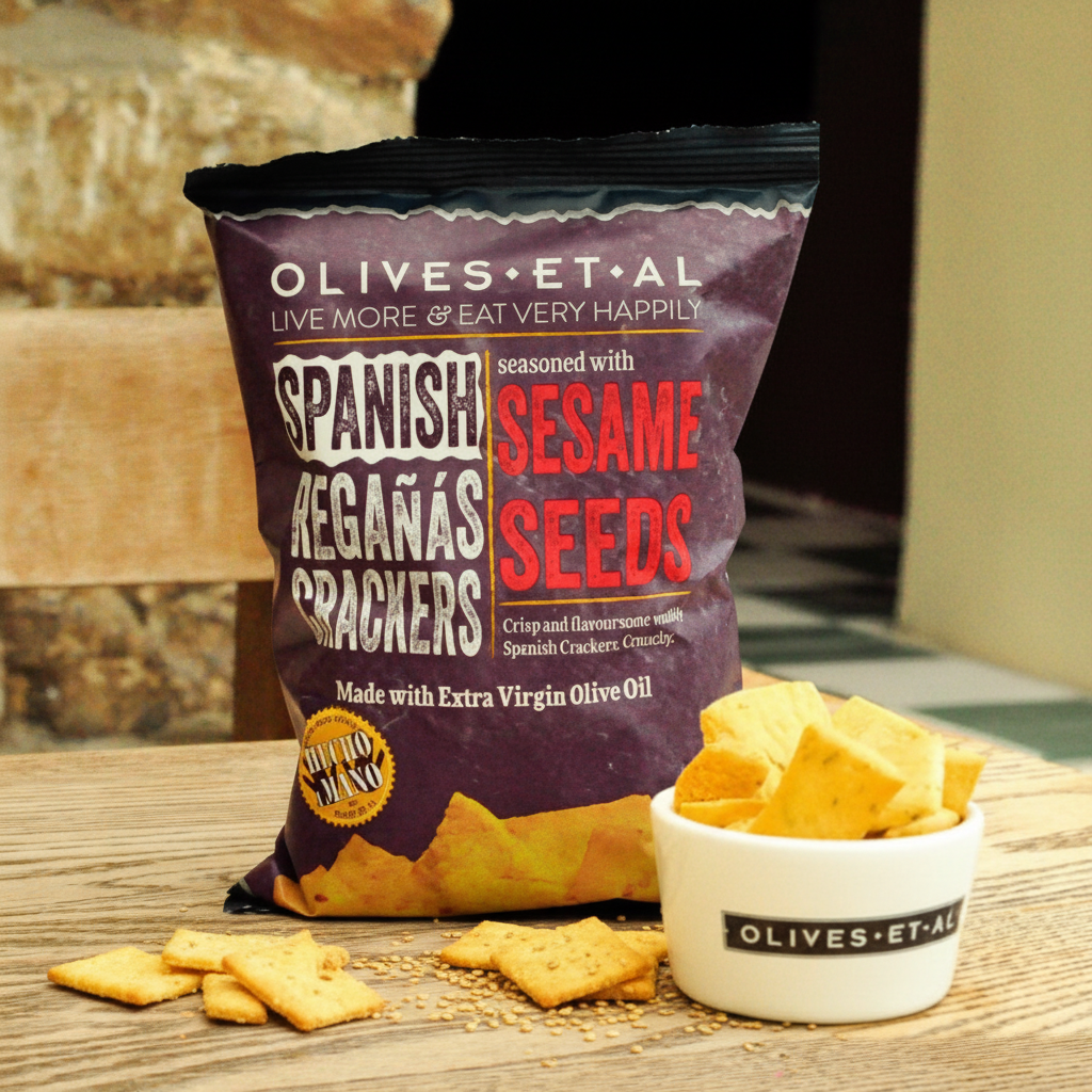 Sesame Regañas Crackers