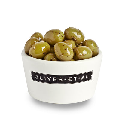 Ramakin of Pistou Basil & Garlic Whole Olives, Loose
