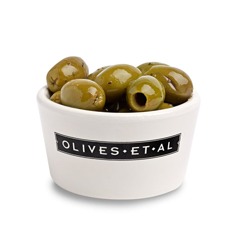 Ramakin of Greek Green Pitted Olives, Loose
